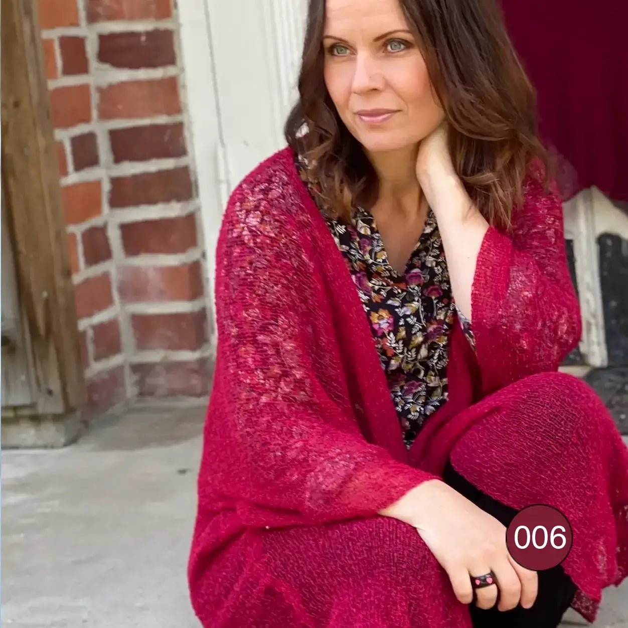 Biasa Kofta - Finstickad lång kofta för alla tillfällen | Ulla Jacobsson Kläder