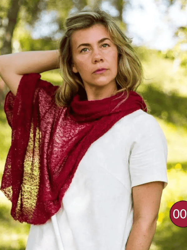 Paola Cape utförsäljning - Finstickad cape med krage / luva i många färger | Ulla Jacobsson Kläder