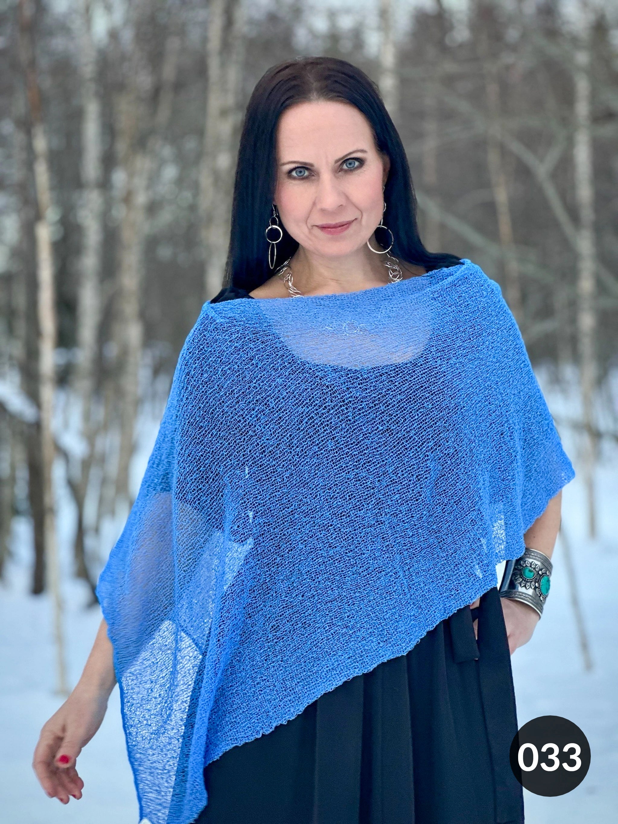 Ella Cape - Vår populära finstickade Cape i många färger | Ulla Jacobsson Kläder