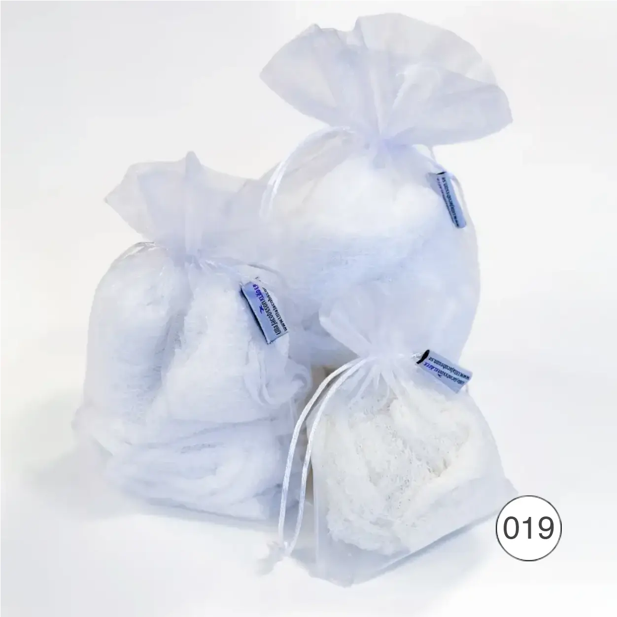 019 - Vit Organza Förvaringspåse – Skydda dina Ulla Jacobsson plagg