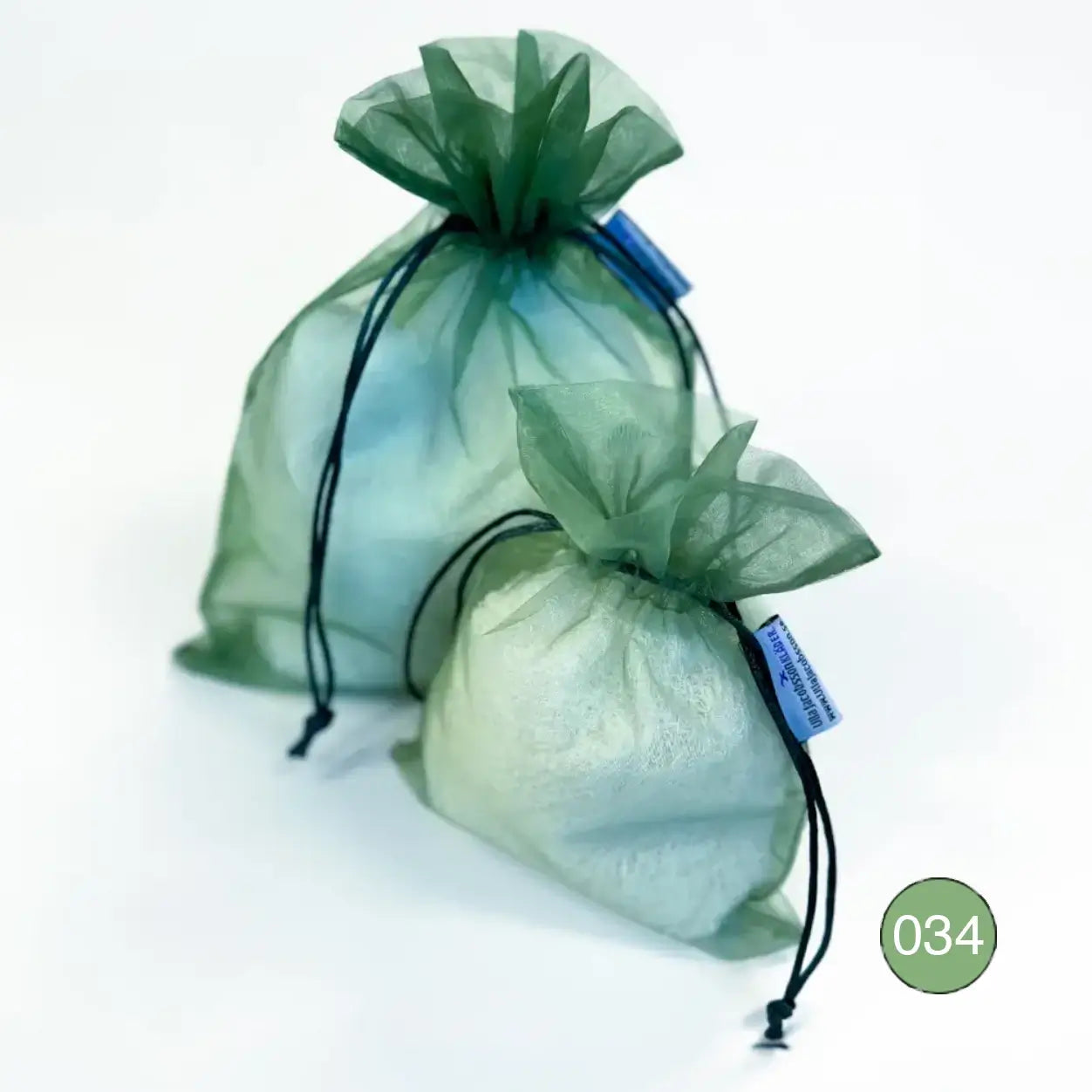 034 - Ljusgrön Organza Förvaringspåse – Skydda dina Ulla Jacobsson plagg